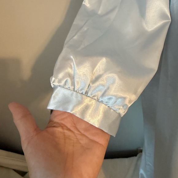 Vintage Elegant Blue Women's Nightgown by Character NWT size M - Picture 4 of 11